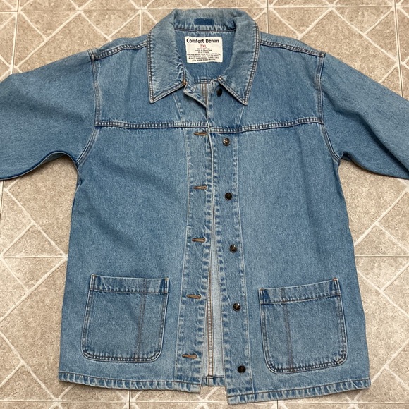 Plus Size Denim Jacket - Picture 1 of 8